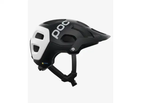 POC Tectal Race MIPS Helm Uranium Black/Hydrogen White Matt