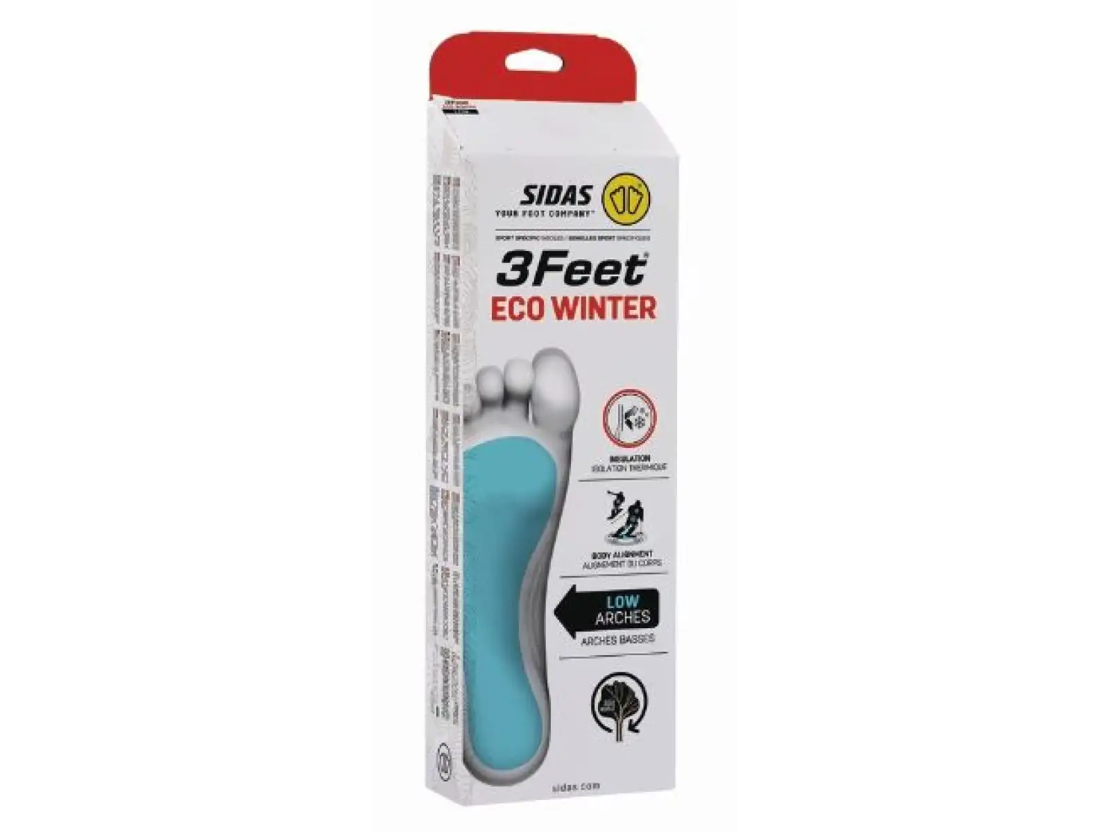 Sidas 3Feet Eco Winter Low Einlegesohlen für Schuhe