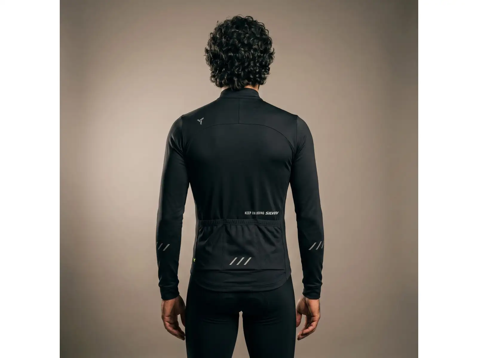 Silvini Varanio Herrentrikot Langarm Black