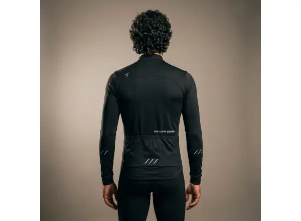 Silvini Varanio Herrentrikot Langarm Black
