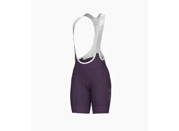 Alé PR-E Magic Colour Damen Shorts mit Latz und Polsterung Bordeaux