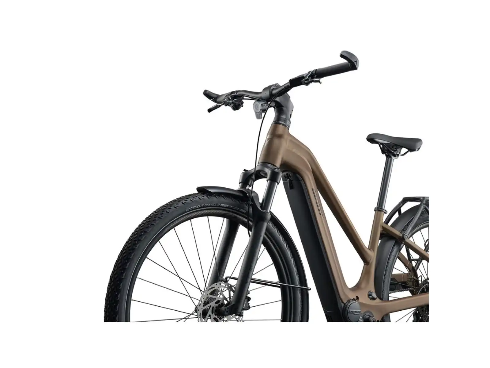Giant Explore E+ 3 STA Trekking E-Bike Pyrite Brown
