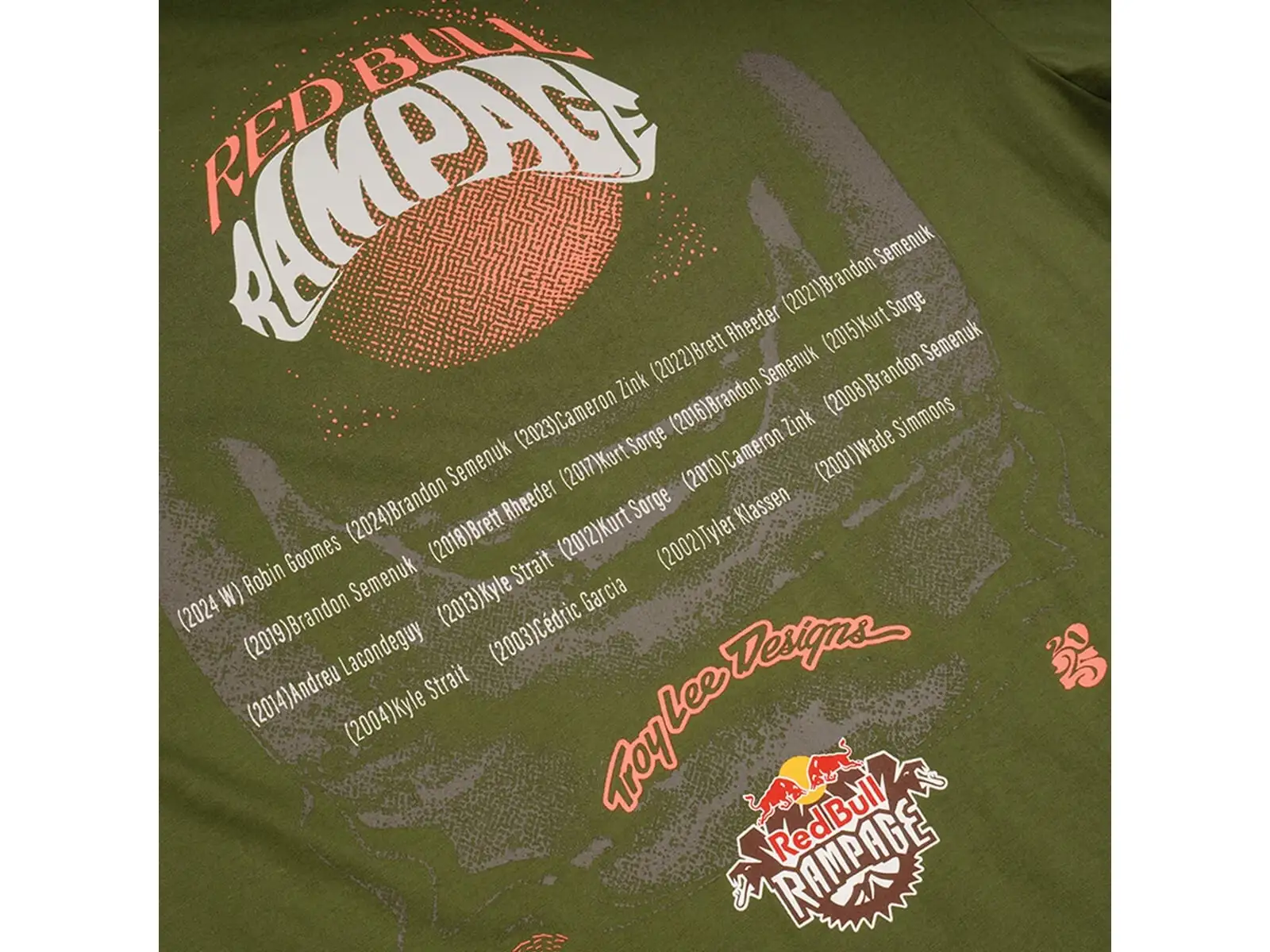 Troy Lee Designs x Red Bull Rampage Intergalactic Herren T-Shirt kurzärmelig Ranger