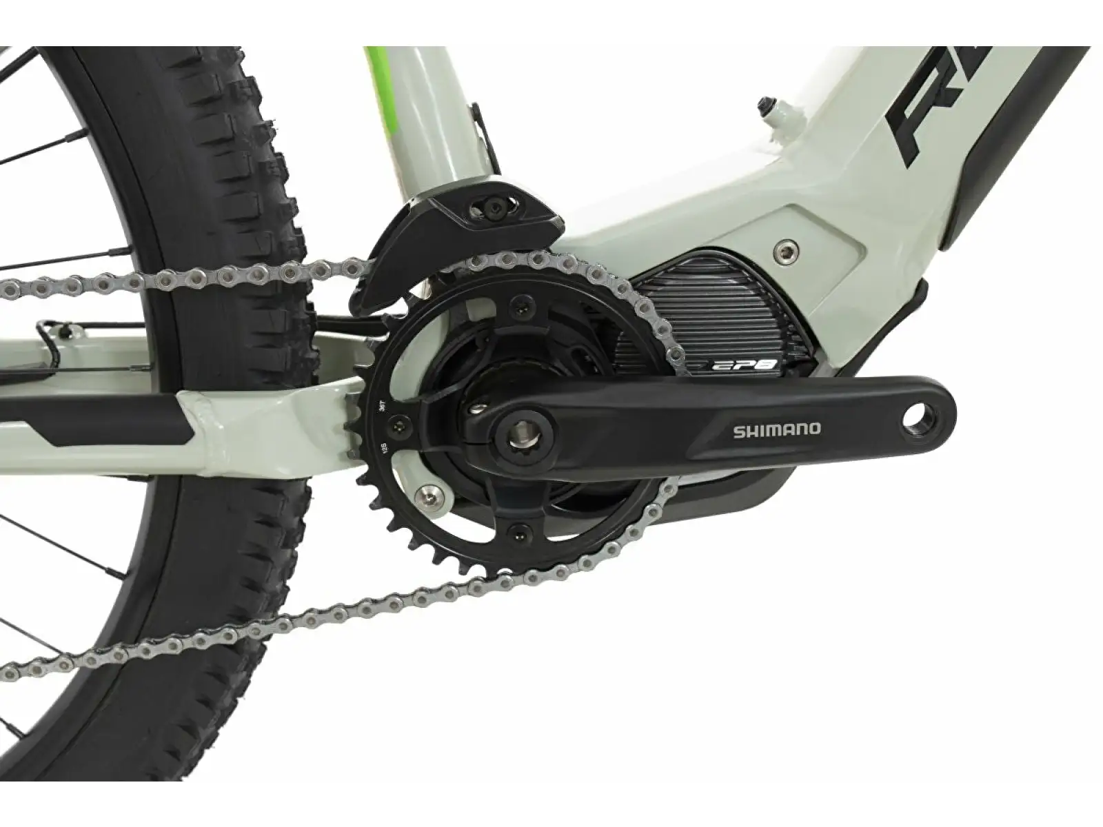 Rock Machine Blizz TRL e90-297 Grau/Grün E-Mountainbike