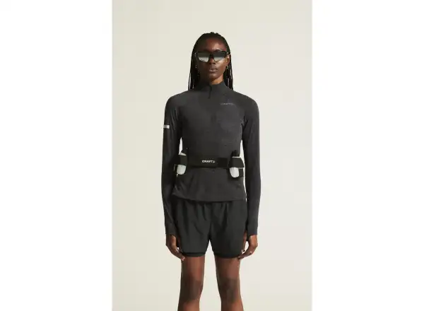 Craft ADV SubZ Wool Damen Laufshirt Langarm Black