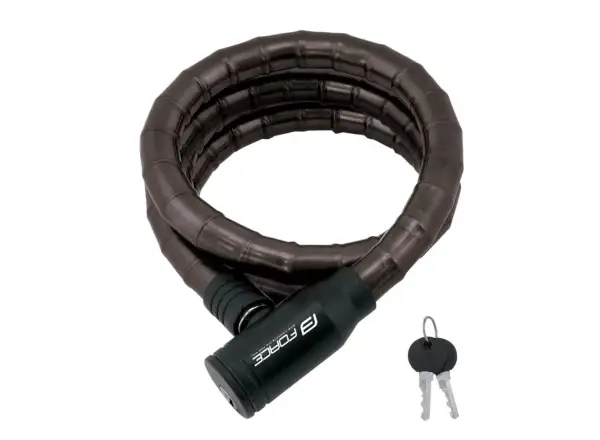 Force Spiralschloss 150cm/18mm schwarz