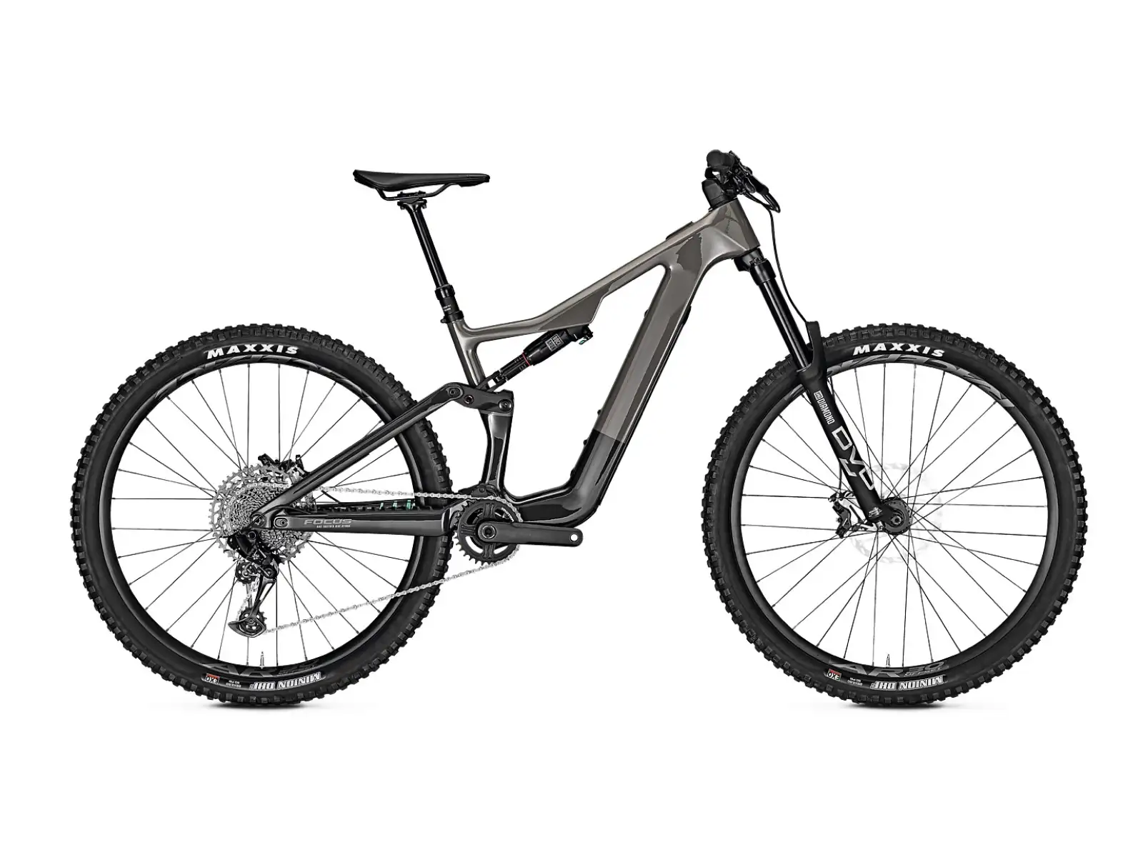 Focus Jam2 SL 8.7 DI 430Wh Mountain E-Bike Moonstone Grey Glossy / Carbon Raw Glossy