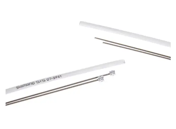 Shimano OT-SP41 Set Rennrad-Schaltzüge und -Außenhüllen, Polymerbeschichtet, Weiß