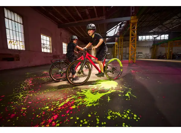 Woom 5 EXPLORE Kinderfahrrad neon pink