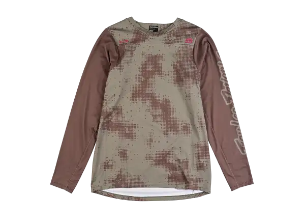 Troy Lee Designs Skyline Chill Herren Longsleeve Shirt Scattered Olive