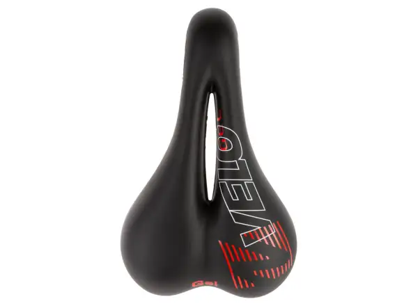 Velo Plush Gel Herrensattel Schwarz
