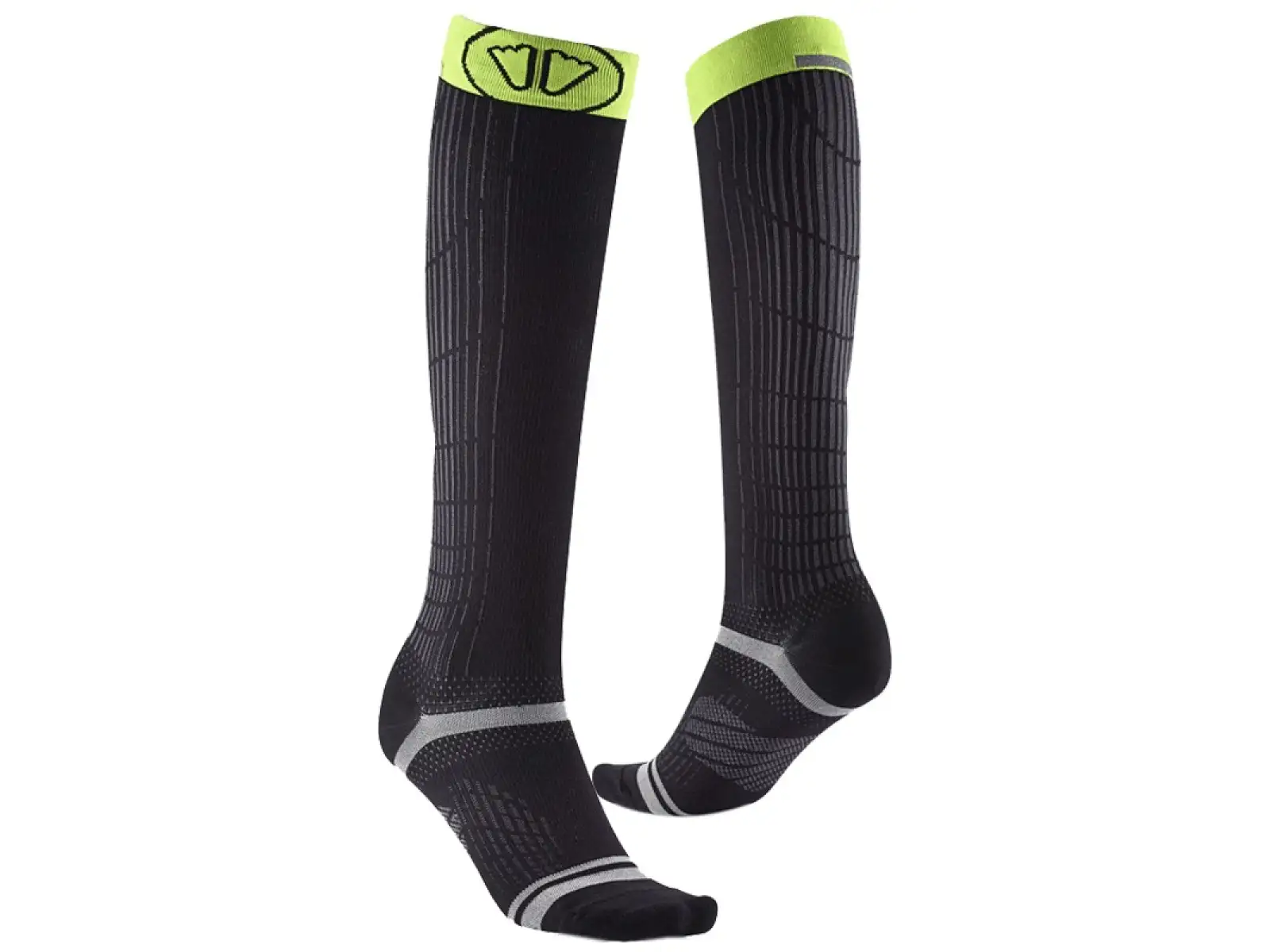 Sidas Endurance Racing Knie Laufsocken Schwarz/Gelb