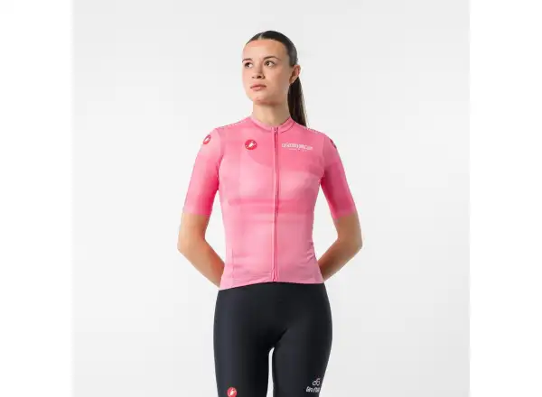 Castelli Giro109 Competizione 4 Damen-Trikot Kurzarm Rosa Giro