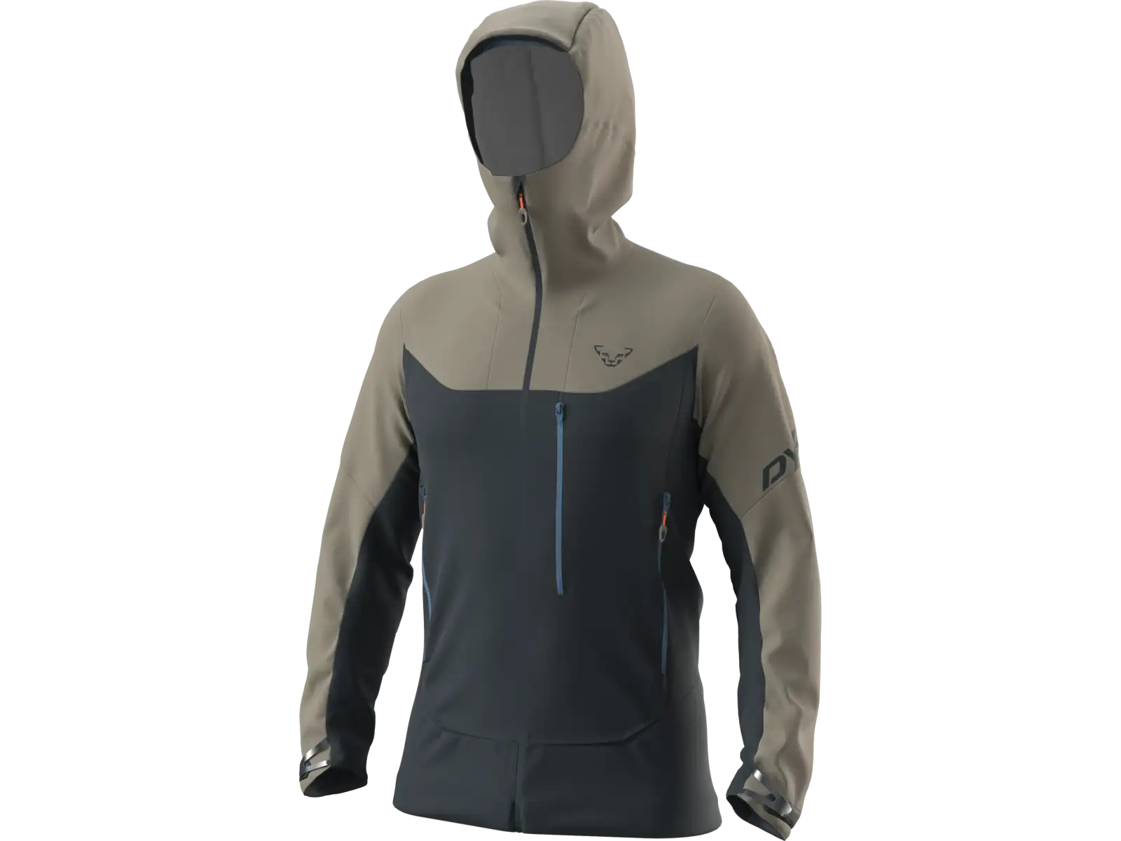 Dynafit Radical Softshell Herrenjacke in Rock Khaki.