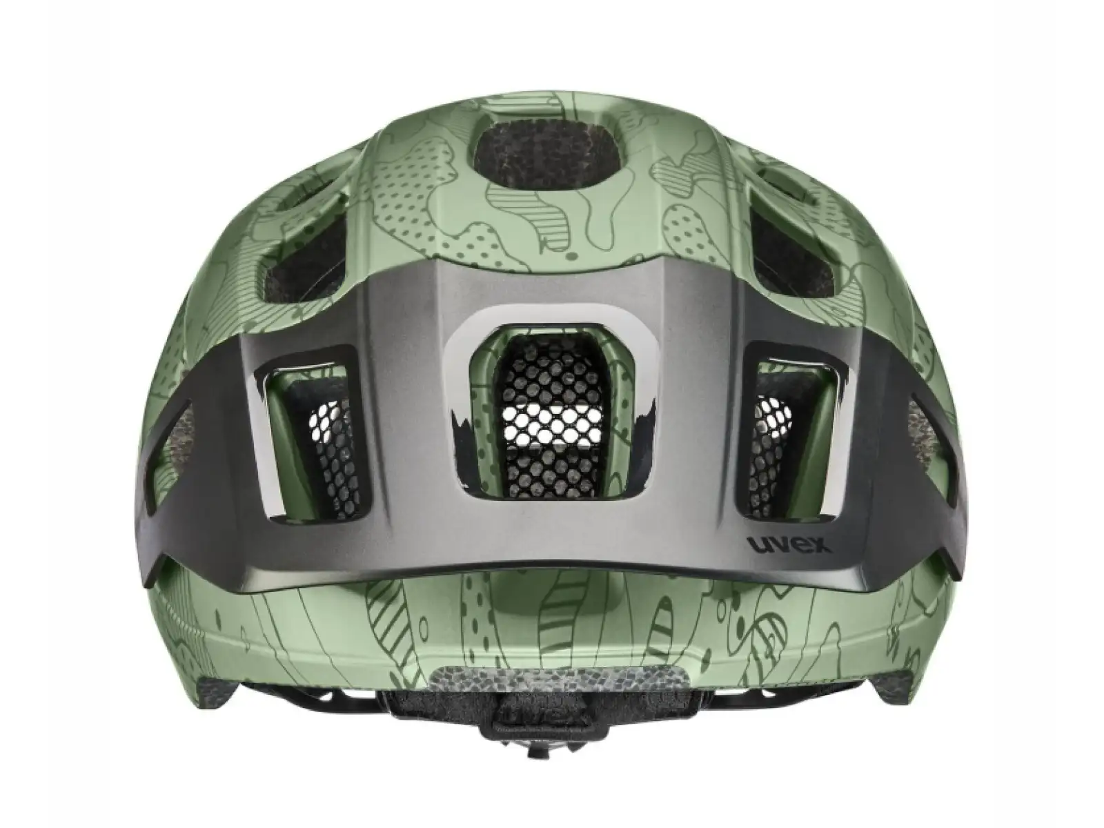 Uvex React Jr. Kinderhelm Moss Green/Altim Matt