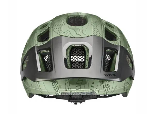 Uvex React Jr. Kinderhelm Moss Green/Altim Matt