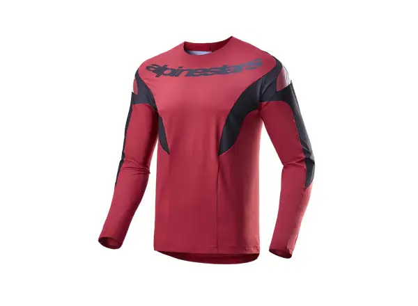 Alpinestars A-Supra Race Herrentrikot Langarm Burgundy