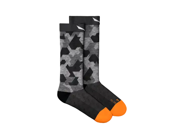 Salewa Pedroc Camo Merino Crew Herrensocken Black Out