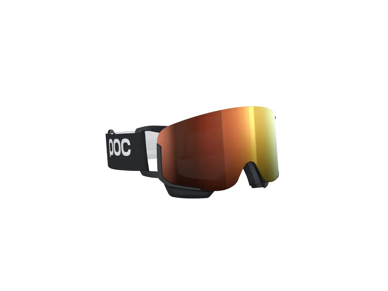 POC Nexal Mid Skibrille Uranium Black/Partly Sunny Orange