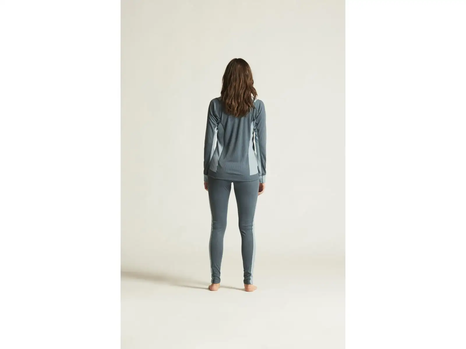 Craft Core Dry Baselayer Damen Set Langarmshirt+Hose blau