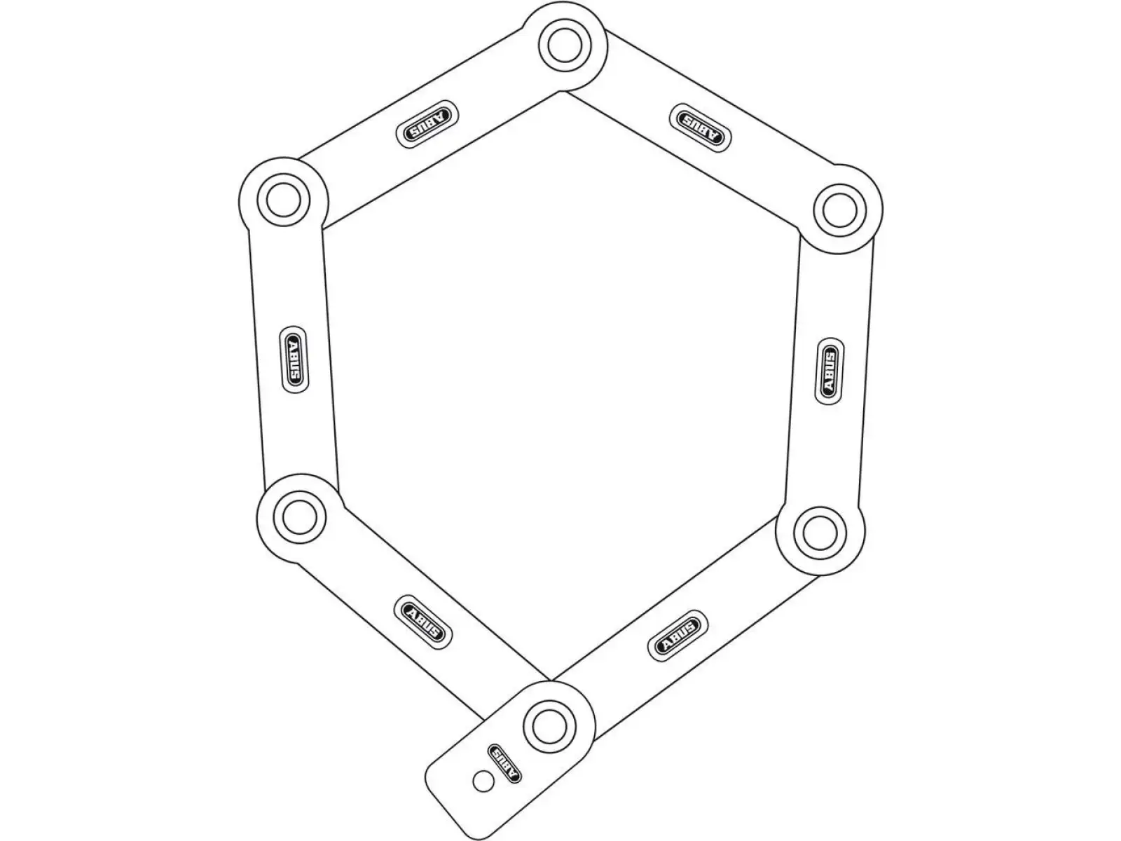 Abus Bordo 5700/100 Schloss Schwarz