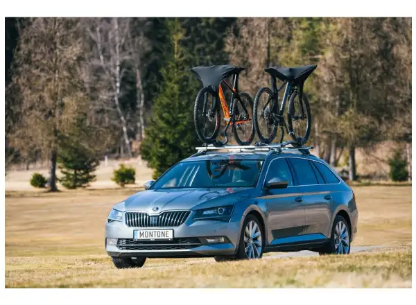 Montone bike mRoof Radschutz für den Transport auf dem Dachträger