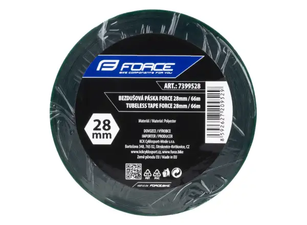 Force Tubeless Dichtband 28 mm x 66 m grün