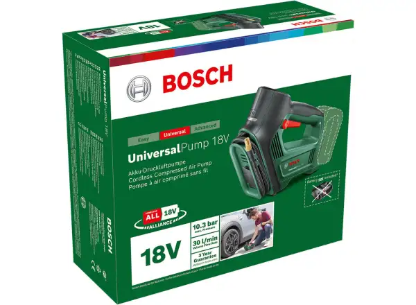 Bosch UniversalPump 18V kabellose pneumatische Pumpe + Starter-Set 18V