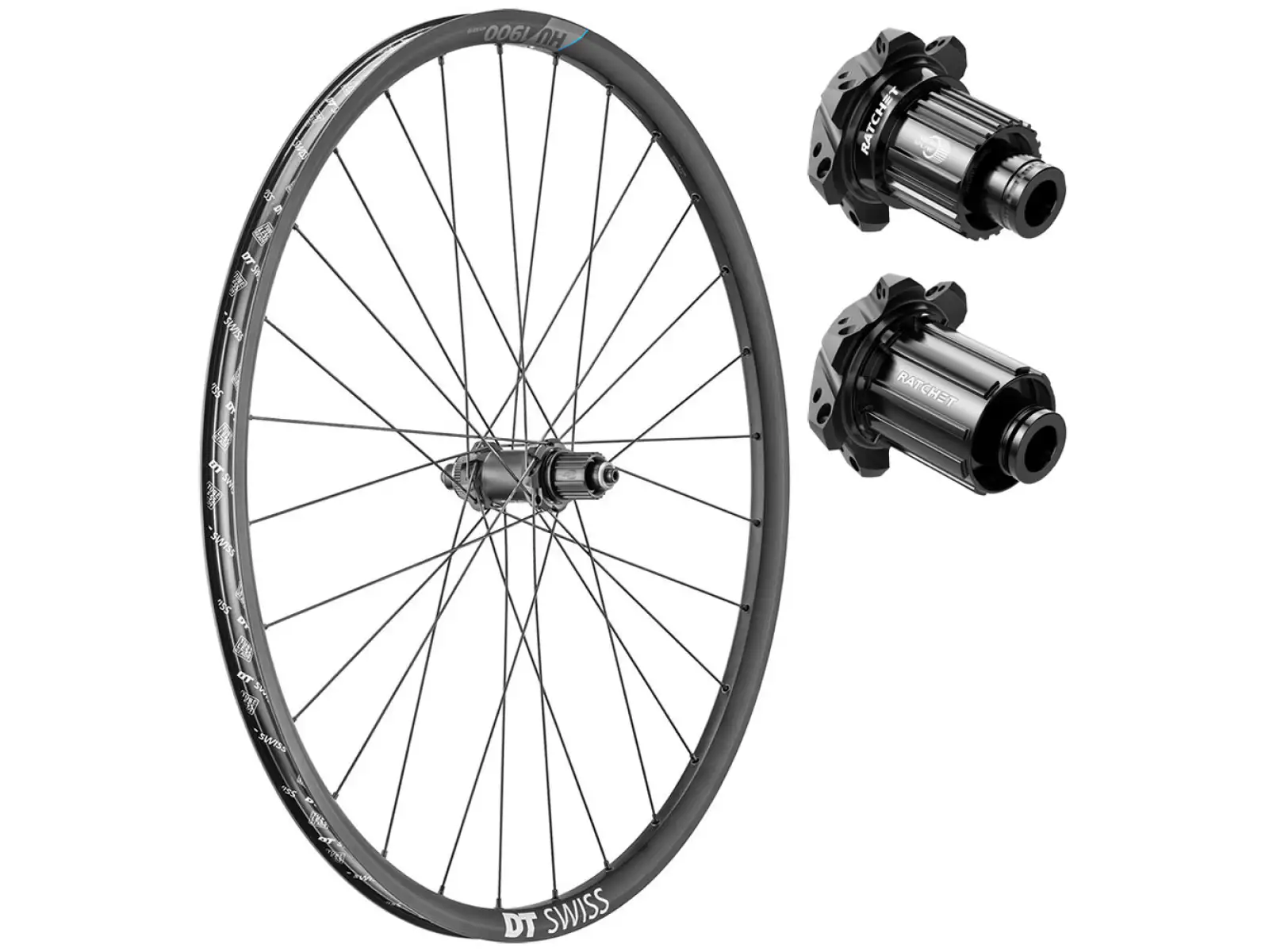 DT Swiss H 1900 Hinterrad 29" 25mm CL RU Micro Spline
