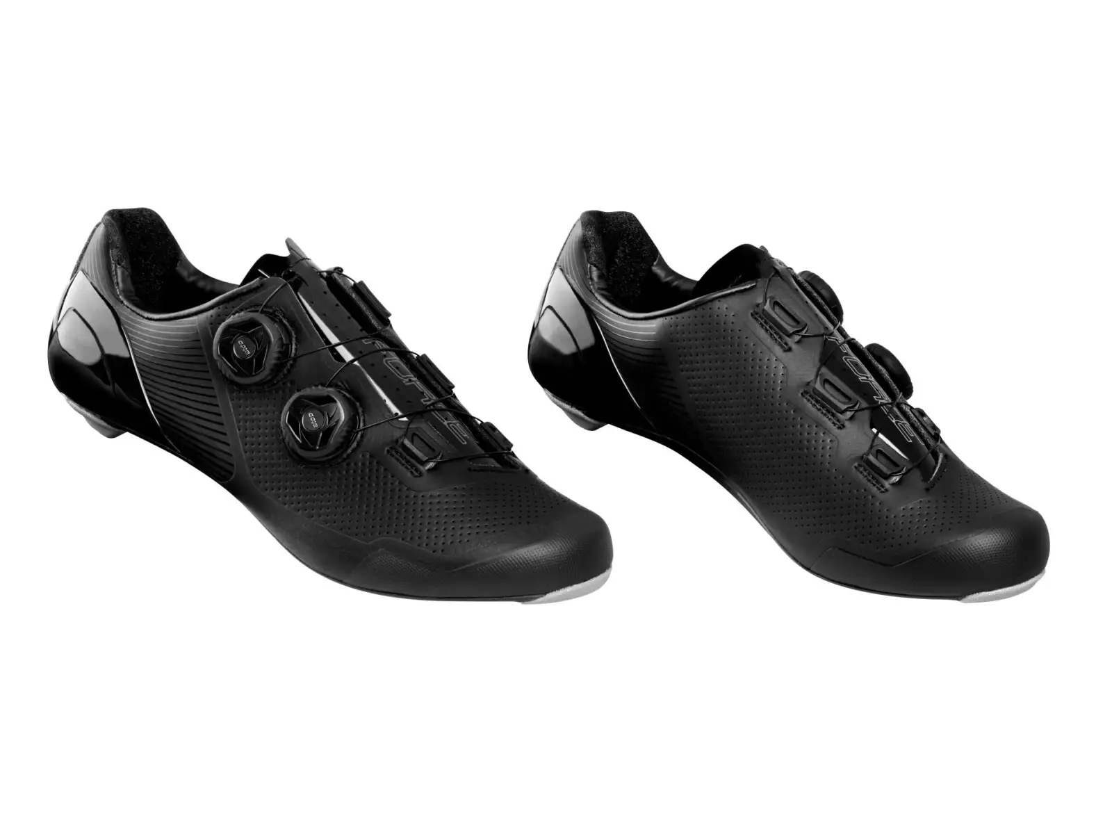 Force Road Warrior Carbon Straßen-Radschuhe für Männer Schwarz