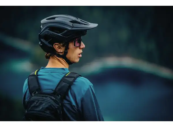 Abus Cliffhanger MTB-Helm Dunkelblau