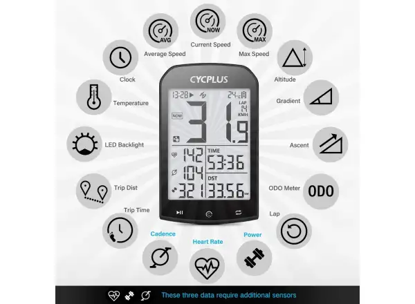 Cycplus M1 Fahrradcomputer