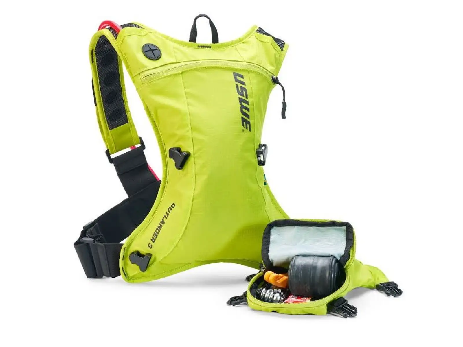 USWE Outlander 3 Rucksack / Trinkblase 1,5 l in Crazy Gelb