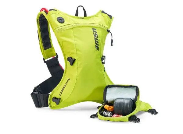 USWE Outlander 3 Rucksack / Trinkblase 1,5 l in Crazy Gelb