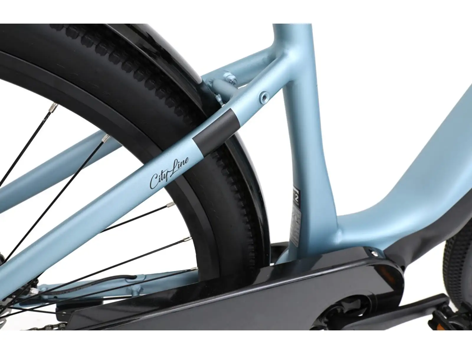 CANULL City 3 720 Wh Tiefeinsteiger E-Bike light blue
