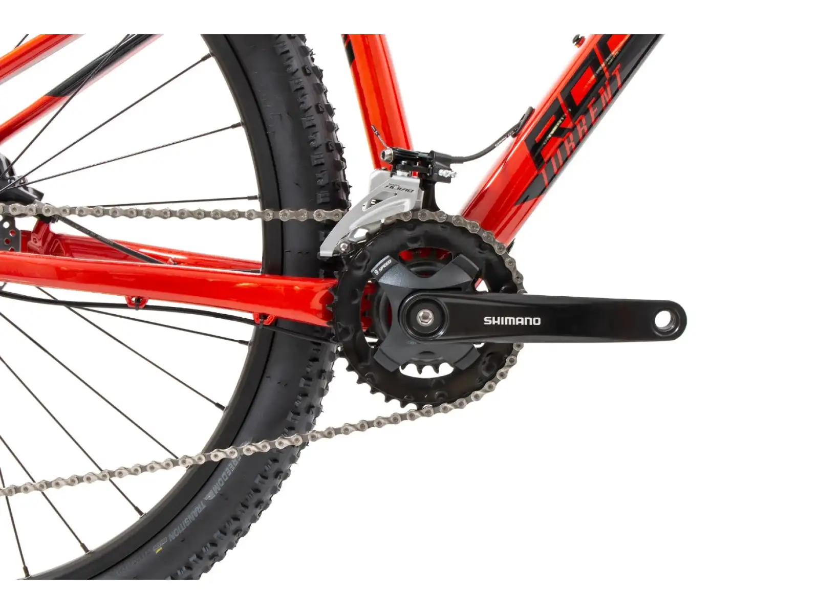Rock Machine Torrent 20-29 Mountainbike Glanz Metallic Orange/Schwarz