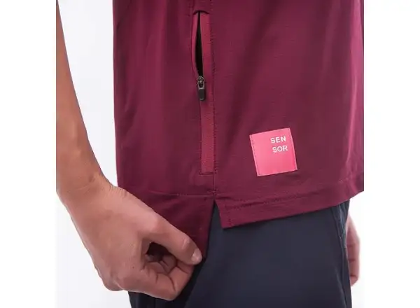 Sensor Helium Damen-trikot kurzarm Lilla/Feather