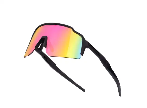 Force Strive Brille schwarz/violett-gelbes Spiegelglas