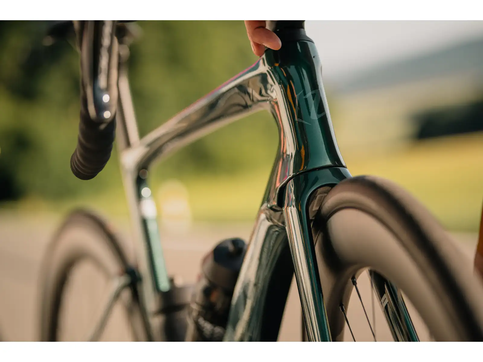 Isaac Meson Ultegra Di2 Rennrad Jade Green