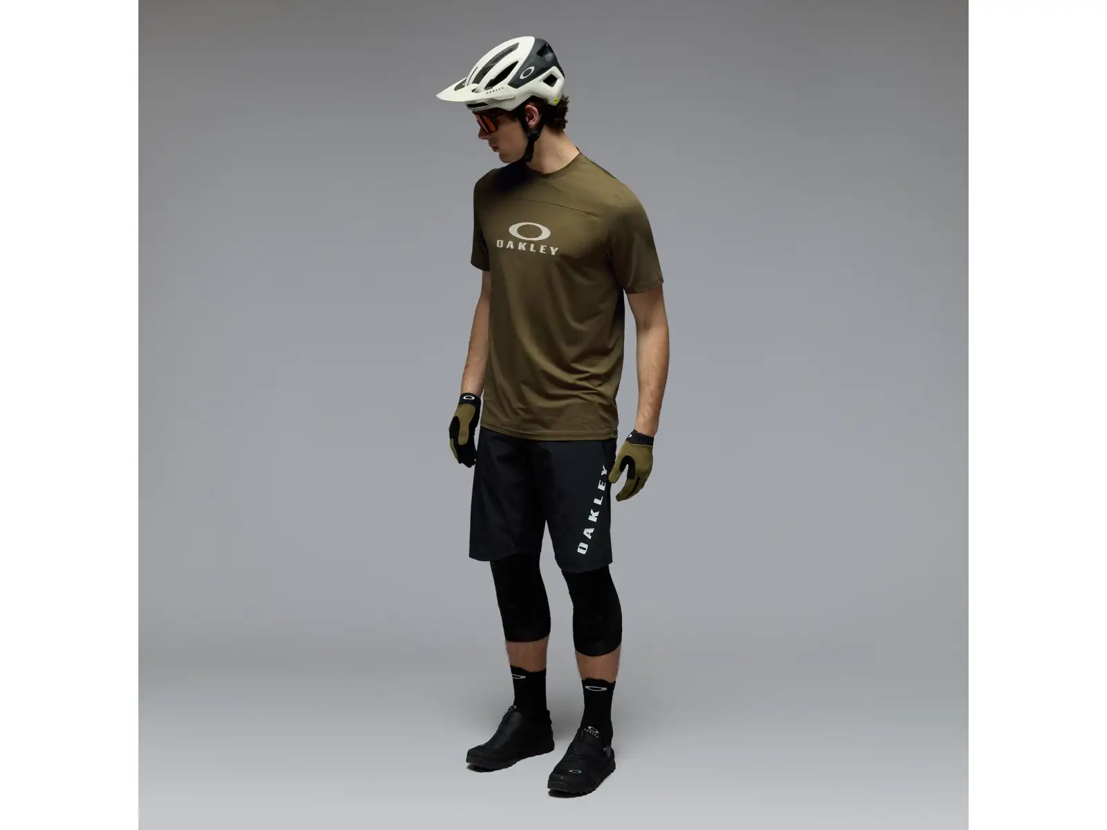 Oakley Free Ride RC Herren Trikot Kurzarm Aviator Green