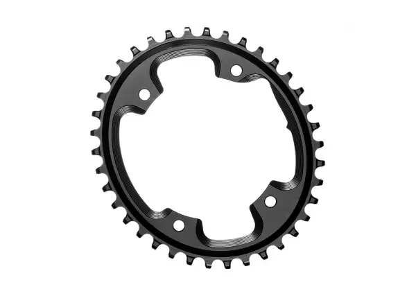 Absolute Black Oval CX 1X Kettenblatt 110/4h Schwarz