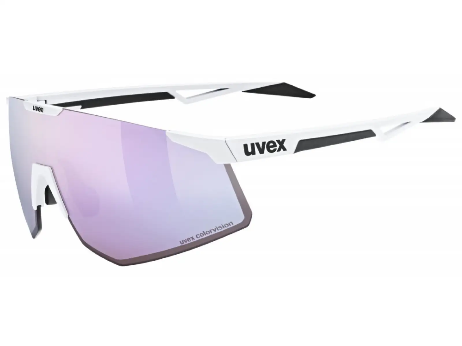 Uvex Pace Perform S ColorVision Brille White Matt/Mirror Lavender