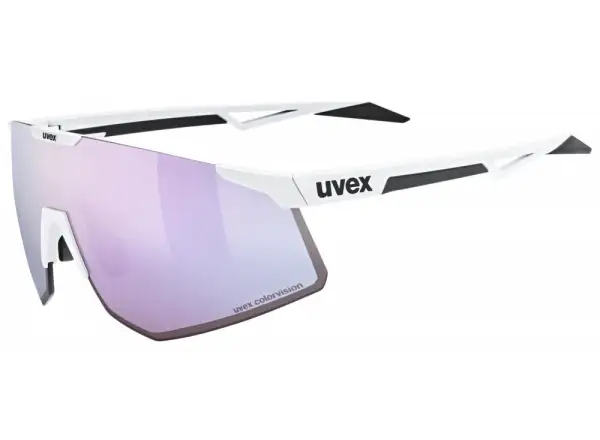 Uvex Pace Perform S ColorVision Brille White Matt/Mirror Lavender