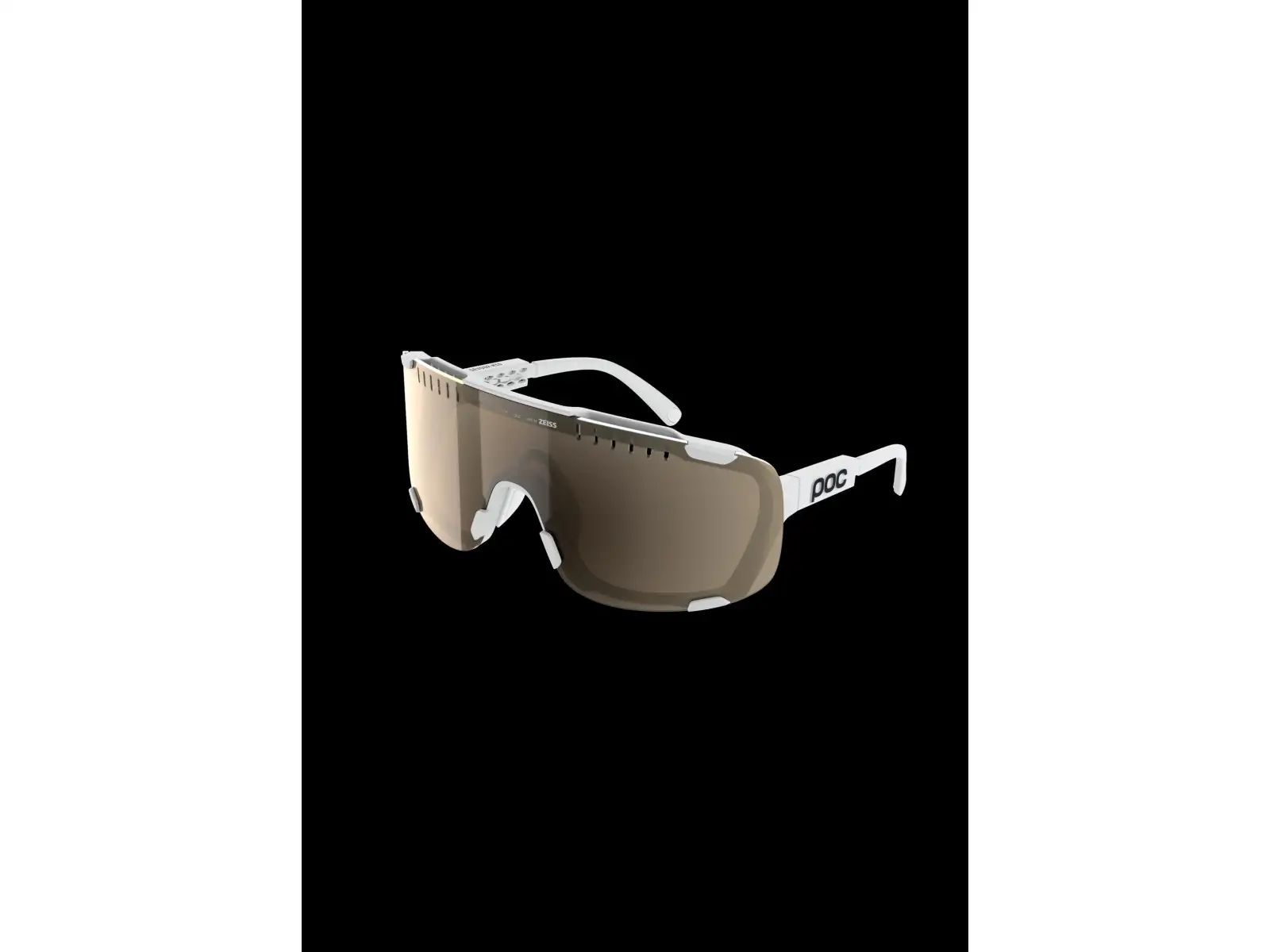 POC Devour Mid + Sonnenbrille Hydrogen White/Clarity Trail/Partly Sunny Silver