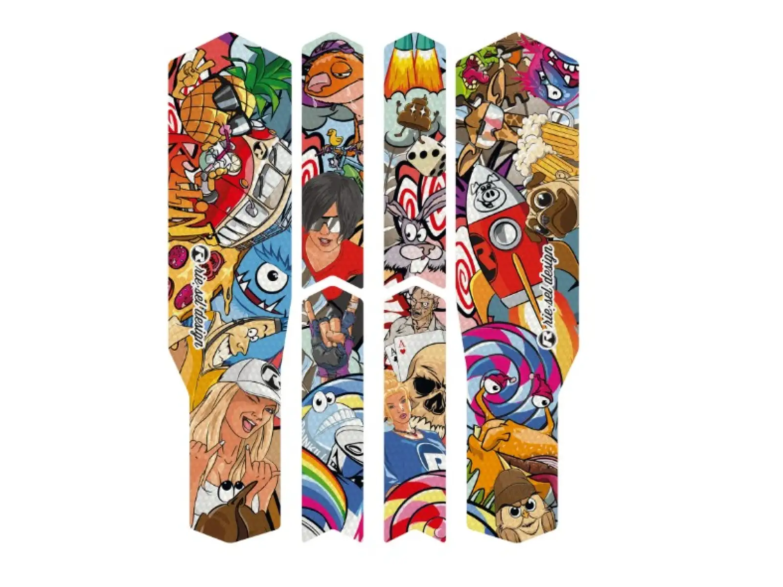 Rie:sel Design TAPE 3000 Kettenfolie Stickerbomb Eyecatcher