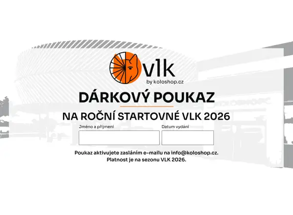 VLK Geschenkgutschein für die Saison 2026 im Wert von 550 Kč