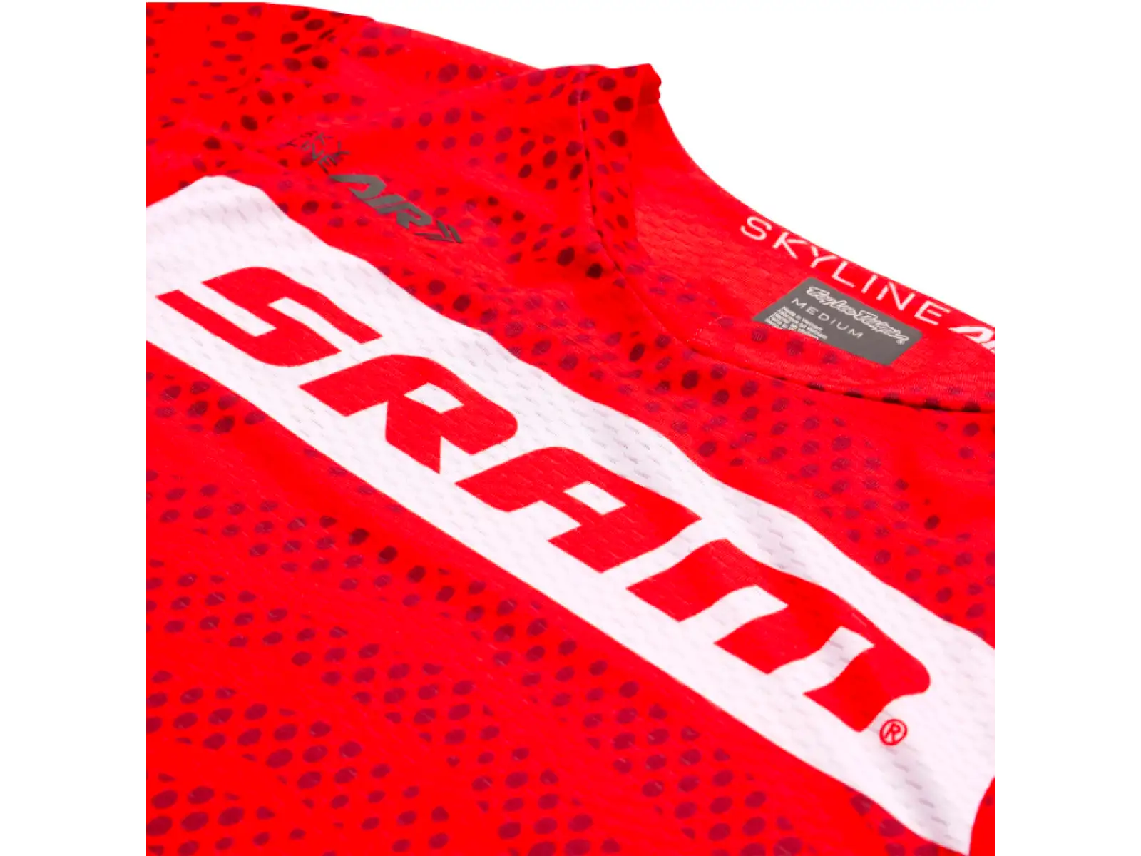Troy Lee Designs Skyline Air SRAM Herren-Trikot Kurtzarm Fiery Red