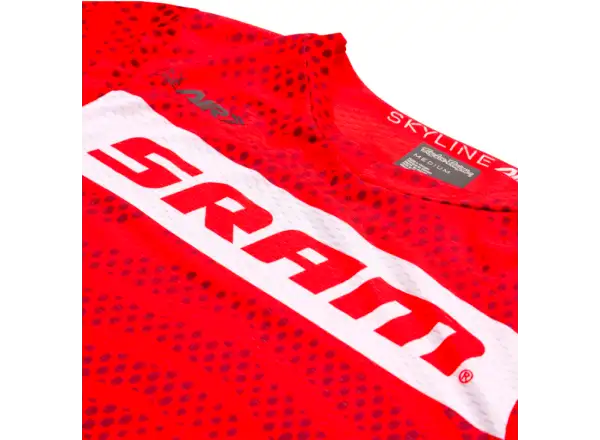 Troy Lee Designs Skyline Air SRAM Herren-Trikot Kurtzarm Fiery Red