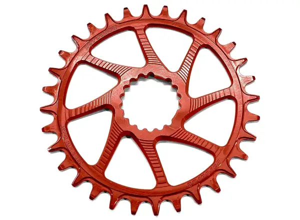 Garbaruk Oval MTB Kettenblatt Cannondale Ai Red Standard mit 34 Zähnen.