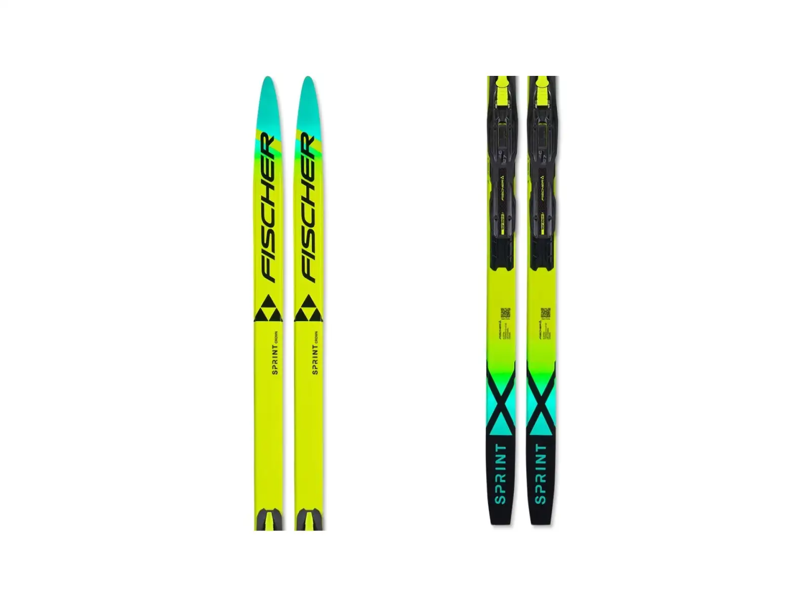 Fischer Sprint Crown Langlaufskier + Tour Step-In Jr IFP Bindung Set